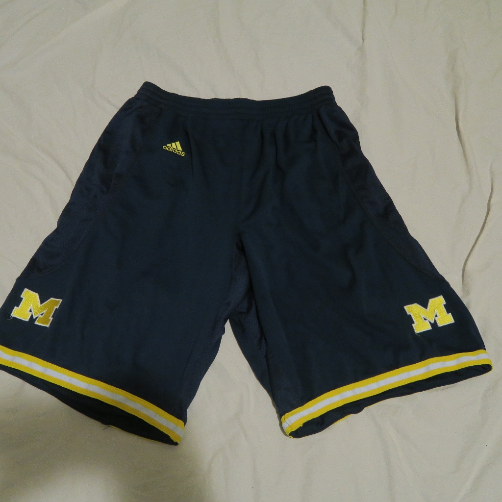 Vtg Adidas Team Performance Michigan Shorts 32x13